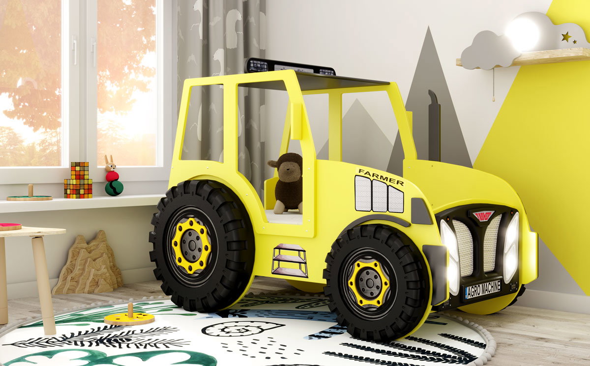 Παιδικό Κρεβάτι Tractor-Kitrino
