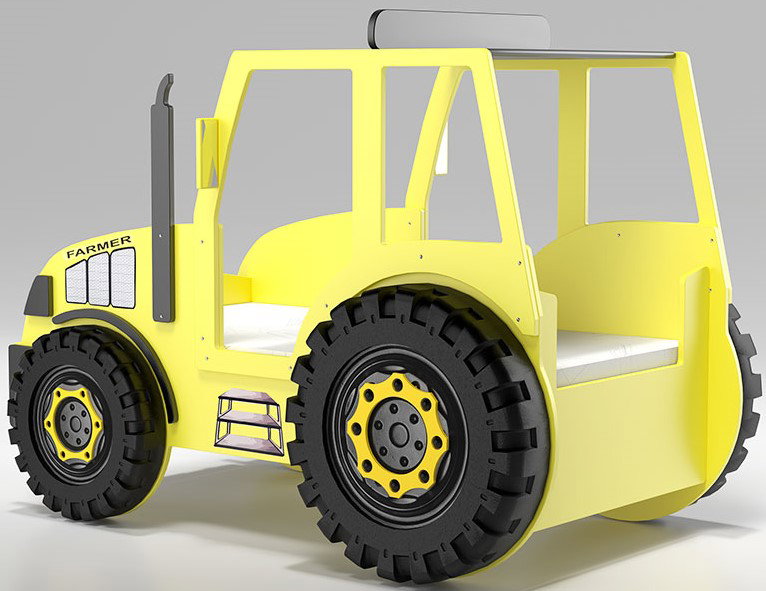 Παιδικό Κρεβάτι Tractor-Kitrino