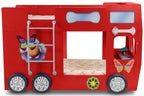 Παιδικό Κρεβάτι Happy Bus-Kokkino