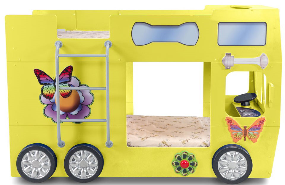 Παιδικό Κρεβάτι Happy Bus-Kitrino