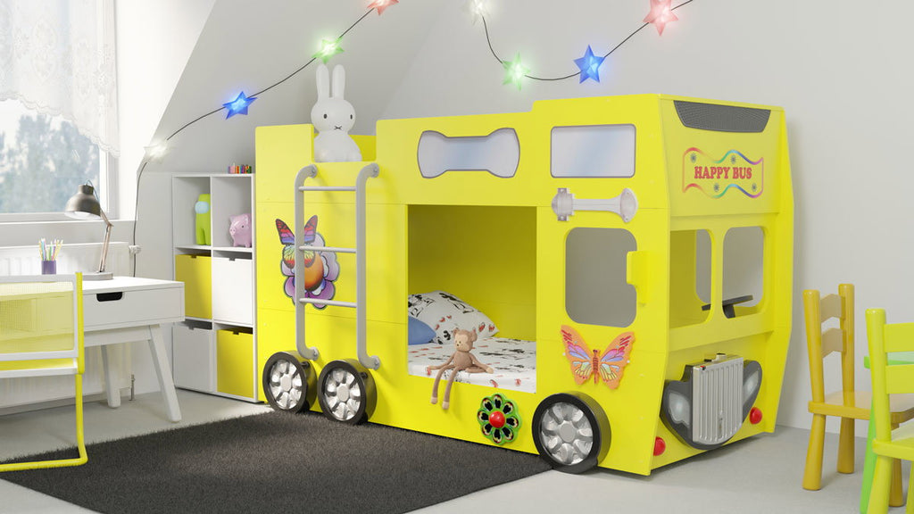 Παιδικό Κρεβάτι Happy Bus-Kitrino