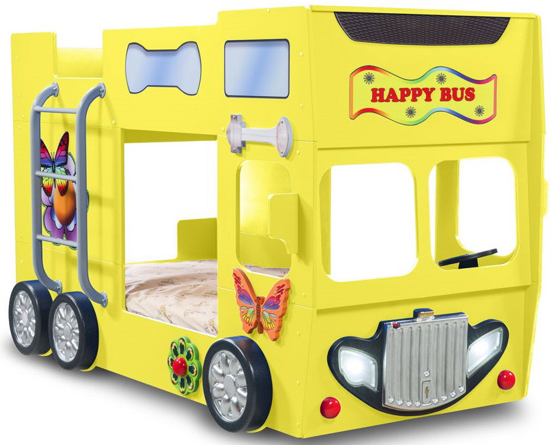 Παιδικό Κρεβάτι Happy Bus-Kitrino