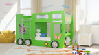Παιδικό Κρεβάτι Happy Bus-Prasino