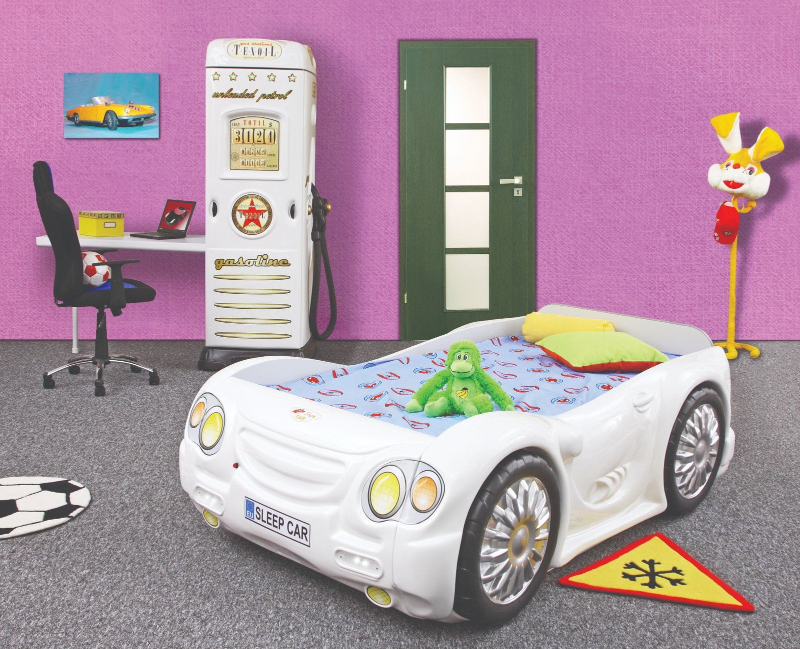 Παιδικό Κρεβάτι Sleep car-Leuko
