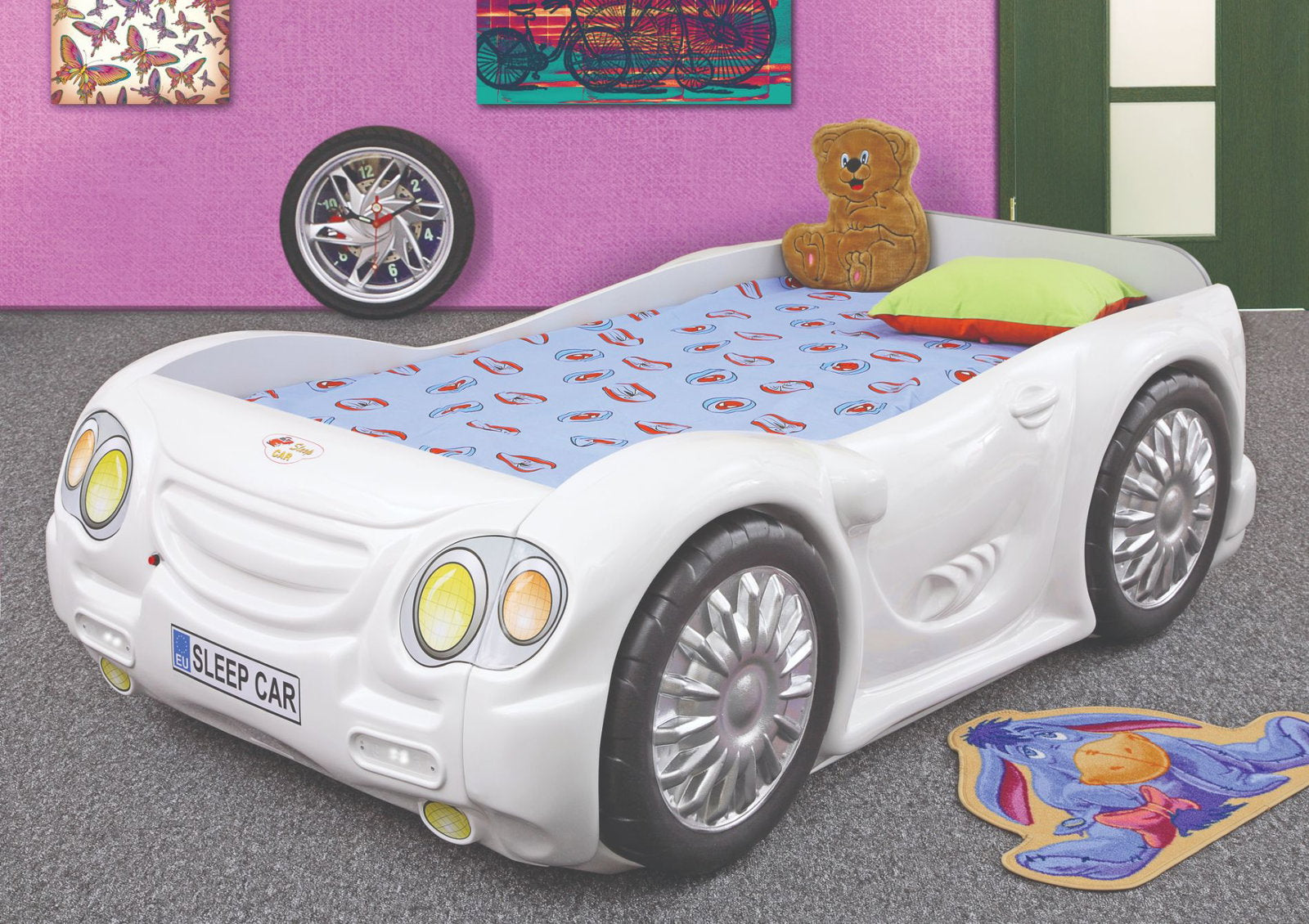 Παιδικό Κρεβάτι Sleep car-Leuko