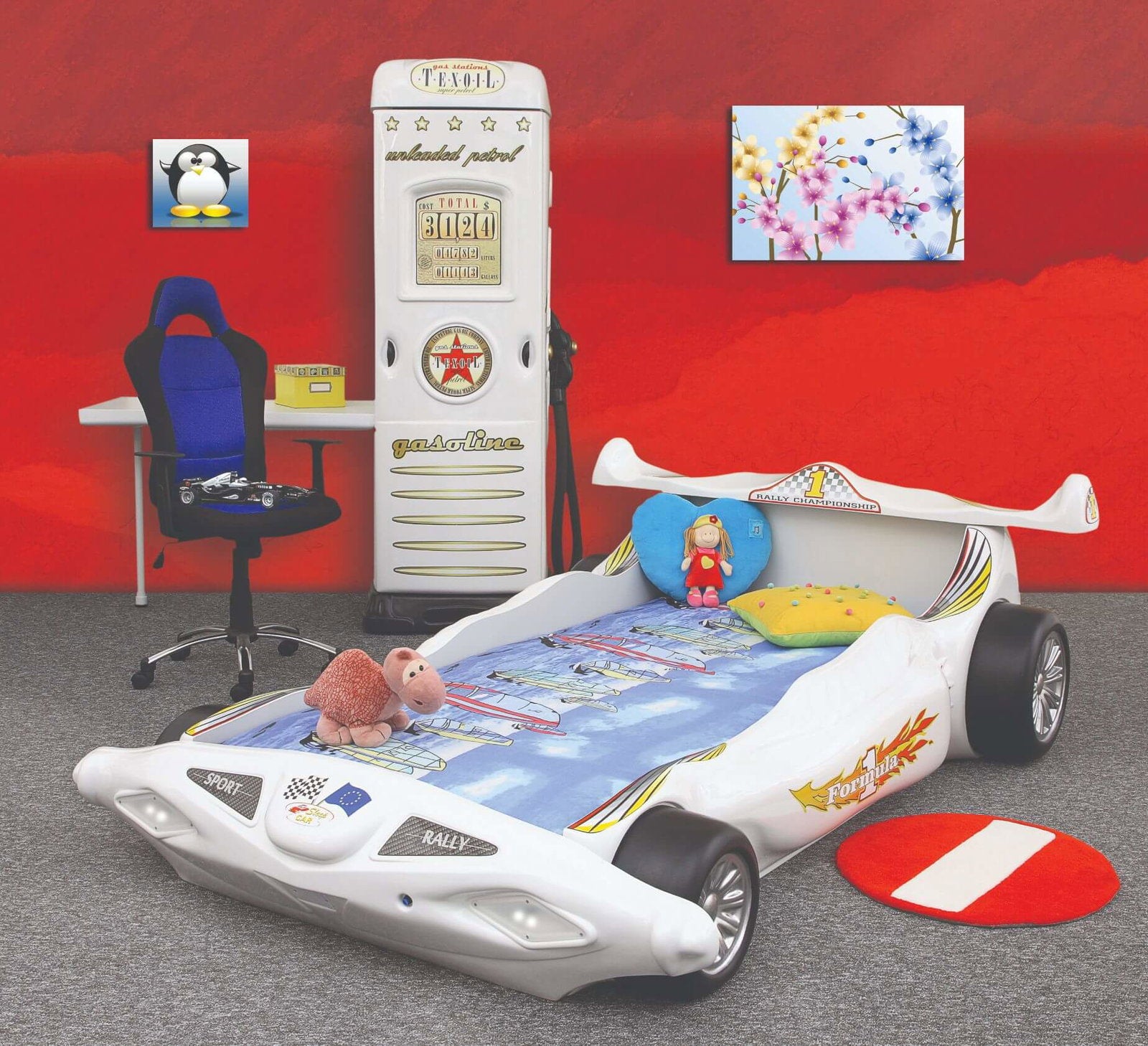 Παιδικό Κρεβάτι Formula R1-Leuko