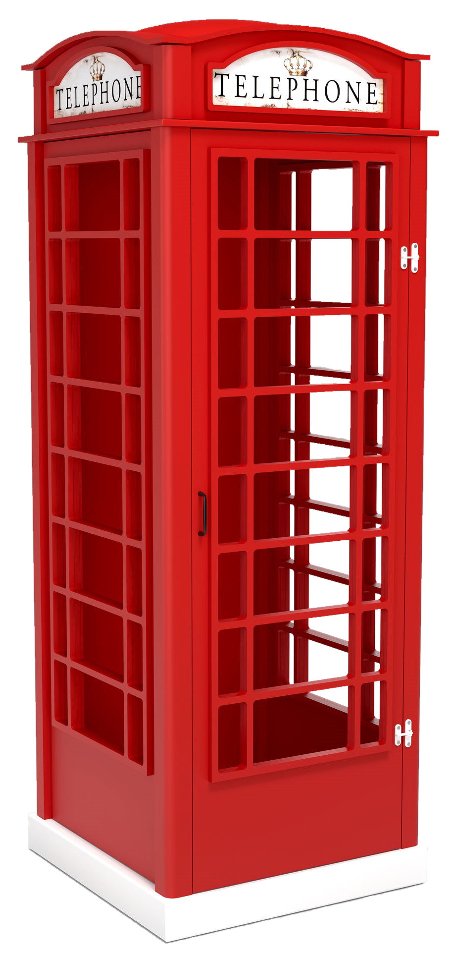 Διακοσμητικό Phone Booth-Kokkino