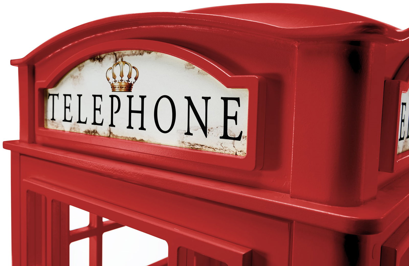 Διακοσμητικό Phone Booth-Kokkino
