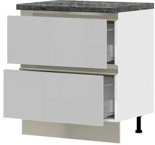 Επιδαπέδιο ντουλάπι Trinity R80-2M BOX-Leuko Gualistero
