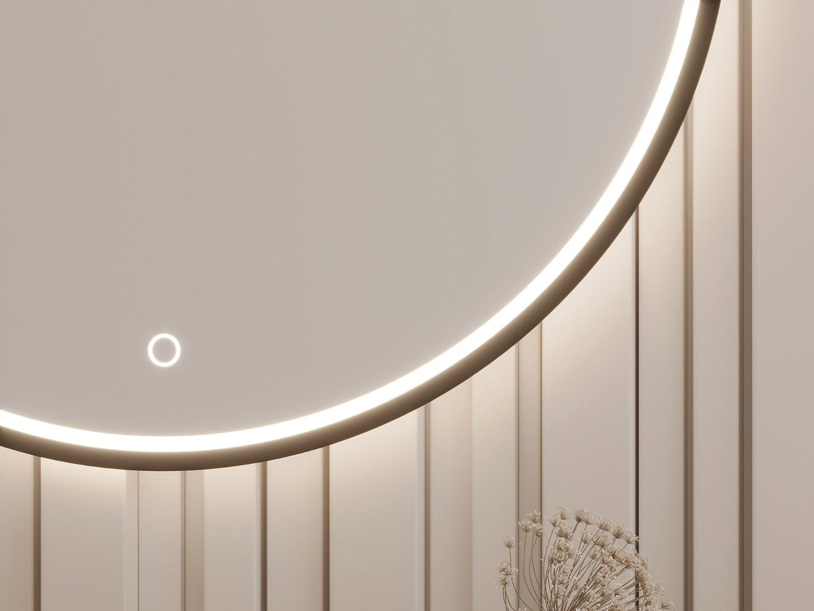 Καθρέφτης Calia L LED-Διάμετρος: 80 εκ.