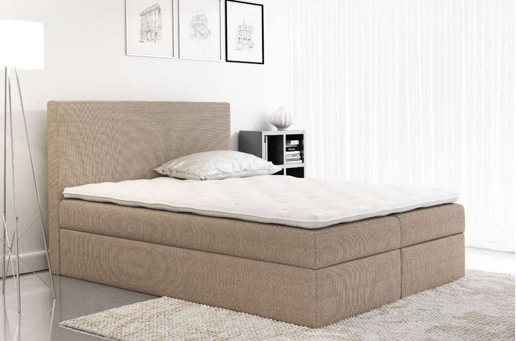 Επενδυμένο κρεβάτι Basic-Mpez-160 x 200