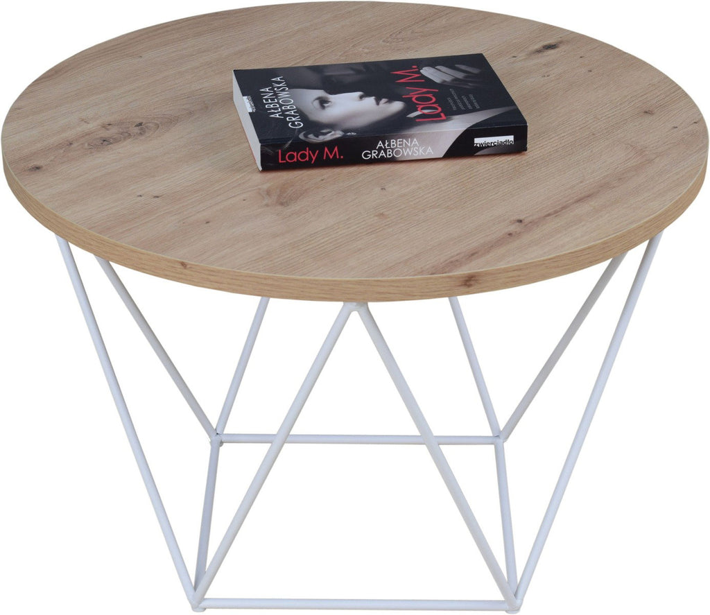 Τραπεζάκι σαλονιού Sofy round-Leuko-Artisan