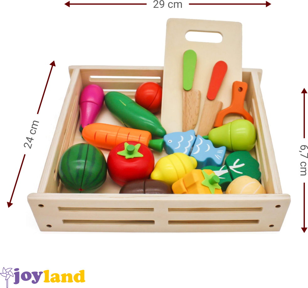Παιδικό καλάθι με φρούτα και λαχανικά Joyland Garden