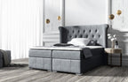 Επενδυμένο κρεβάτι Dutti-Gkri Skouro-180 x 200
