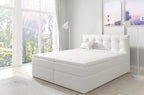 Επενδυμένο κρεβάτι Top 1-Leuko-180 x 200