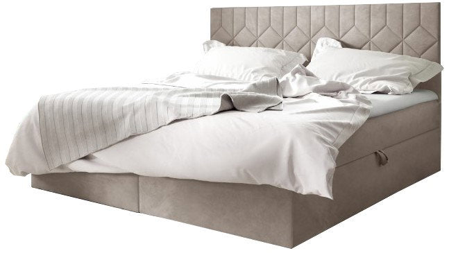 Επενδυμένο κρεβάτι Box 5-Mpez-120 x 200