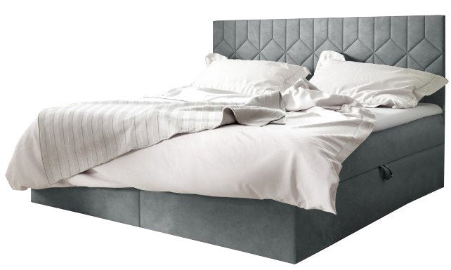 Επενδυμένο κρεβάτι Box 5-Gkri-180 x 200