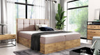Επενδυμένο κρεβάτι Wood 1