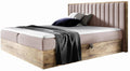 Επενδυμένο κρεβάτι Wood 4-Roz-160 x 200
