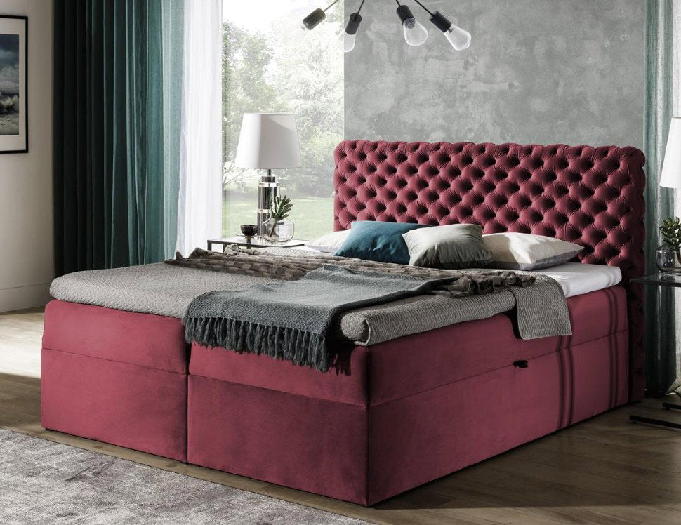 Επενδυμένο κρεβάτι Chesterfield