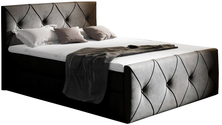 Επενδυμένο κρεβάτι Crystal lux