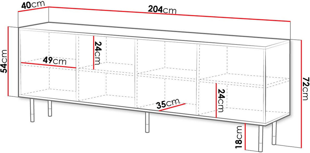 Μπουφές Mountain 4D