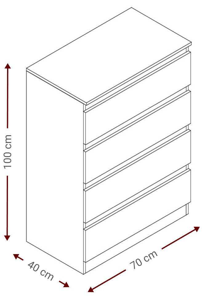 Συρταριέρα Juniper 4S