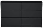Συρταριέρα Juniper 6S-Μαύρο