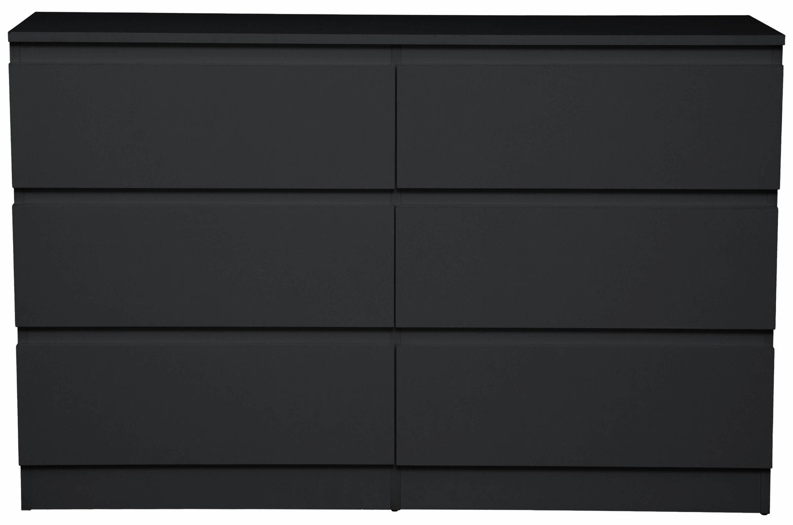 Συρταριέρα Juniper 6S-Μαύρο