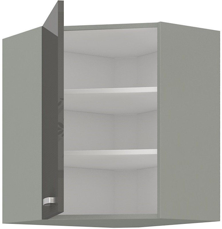 Επίτοιχο γωνιακό ντουλάπι Ingrid 60x60-Gkri