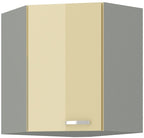 Επίτοιχο γωνιακό ντουλάπι Ingrid 60x60-Krem