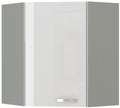 Επίτοιχο γωνιακό ντουλάπι Ingrid 60x60-Leuko