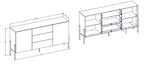 Μπουφές Plum 2D3D-Leuko