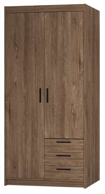 Ντουλάπα Ester 2D3S-Lefkas Oak