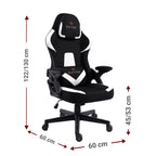 Καρέκλα Gaming Raptor Fury-Λευκό