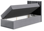 Επενδυμένο κρεβάτι Mini 2-Mpez-90 x 200-Deksia