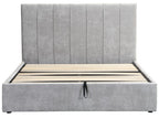 Επενδυμένο κρεβάτι Denzel-Γκρι-160x200-Lift-Storage