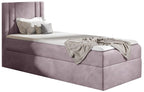 Επενδυμένο κρεβάτι Carmen Mini-Roz-80 x 200-Aristera