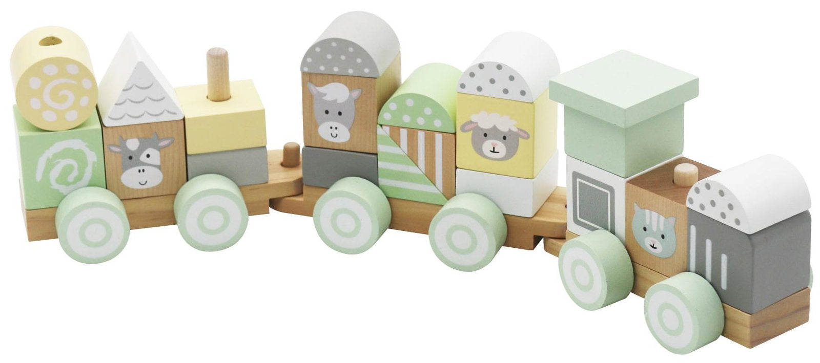 Παιδικό τρενάκι με τουβλάκια Joyland Train Blocks