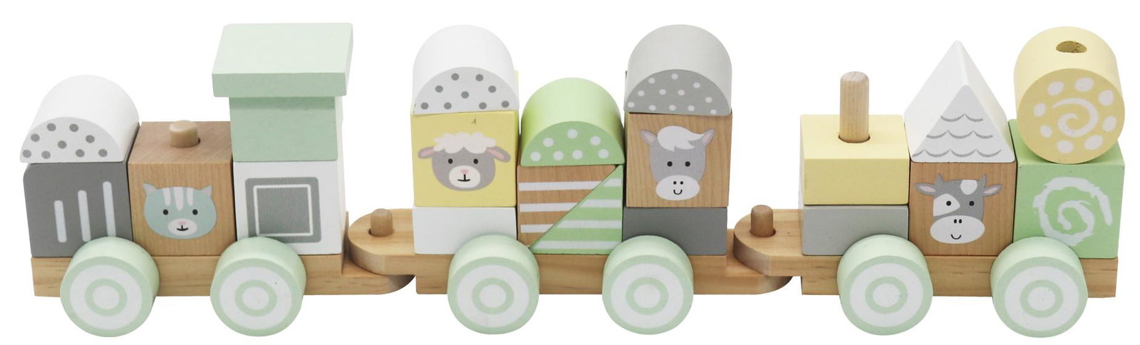 Παιδικό τρενάκι με τουβλάκια Joyland Train Blocks