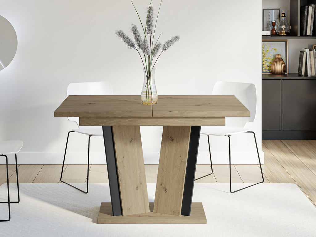 Τραπέζι Doha επεκτεινόμενο ΙΙ-artisan oak - mauro mat