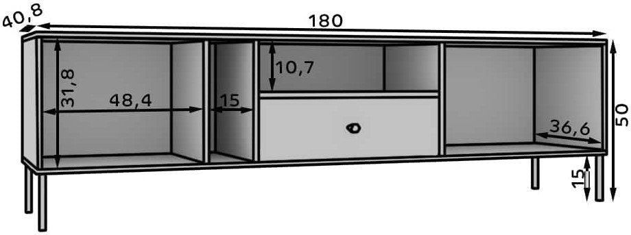 Έπιπλο τηλεόρασης Code2D1S