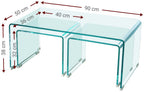 Τραπεζάκια σαλονιού Crystal Plus
