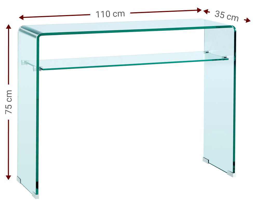 Κονσόλα Crystal Shelf