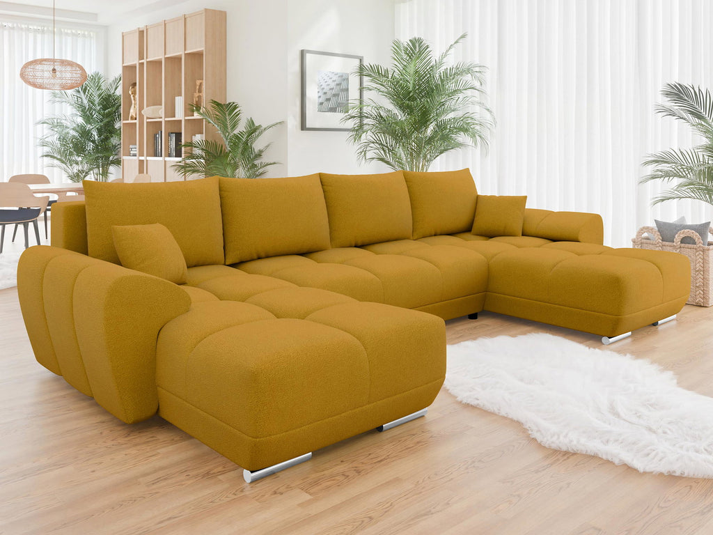 Γωνιακός καναπές Logo U-Moustardi