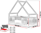 Παιδικό Κρεβάτι Bee-Fusiko-90 x 200