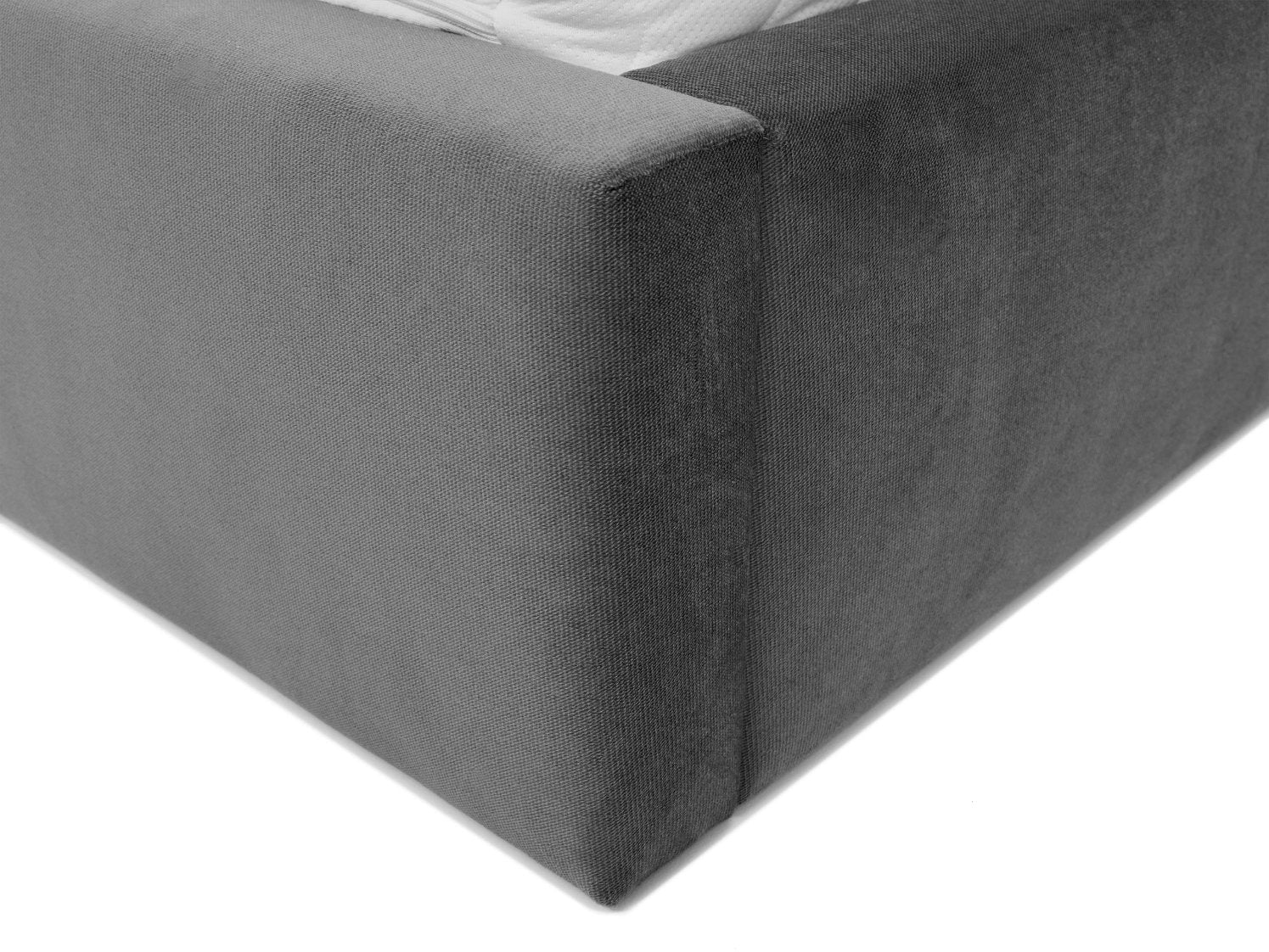 Επενδυμένο κρεβάτι Lilkus-Mple Skouro-180 x 200