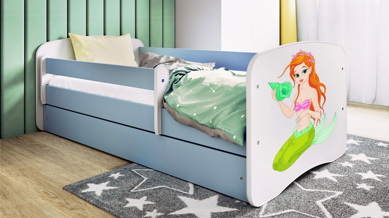 Παιδικό Κρεβάτι Babydreams Cartoon-Mple-160 x 80-Mermaid