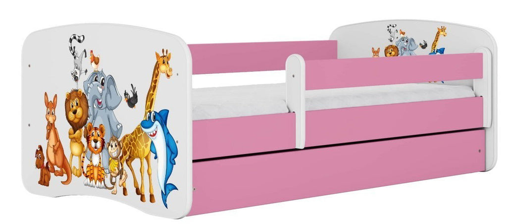 Παιδικό Κρεβάτι Babydreams Cartoon-Roz-180 x 80-Animals