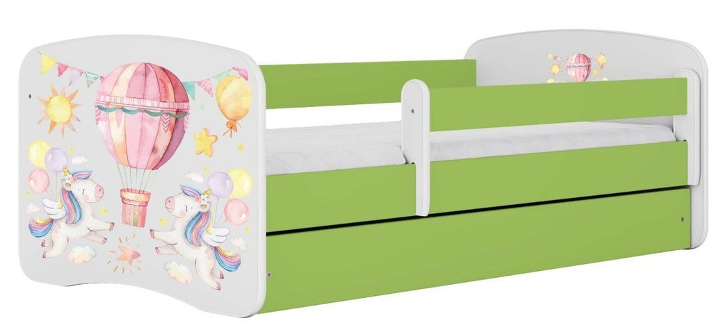 Παιδικό Κρεβάτι Babydreams Cartoon-Prasino-140 x 70-Balloon